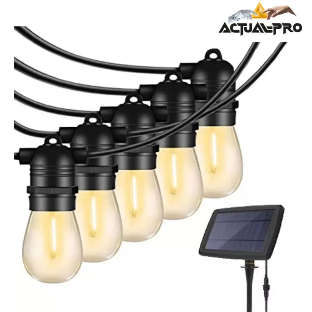 Guirnalda LED Solar Vintage