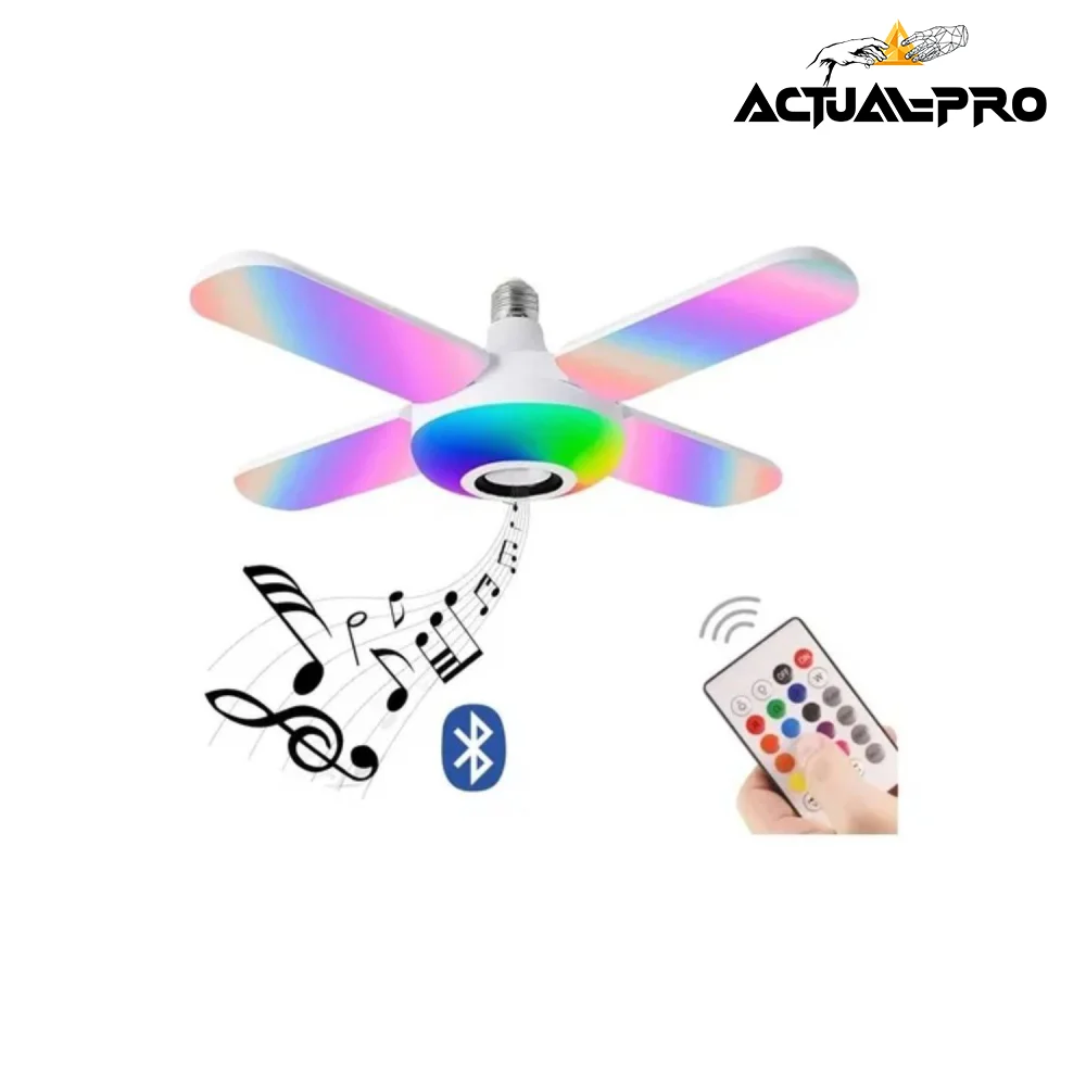 ampolleta parlante RGB bluetooth