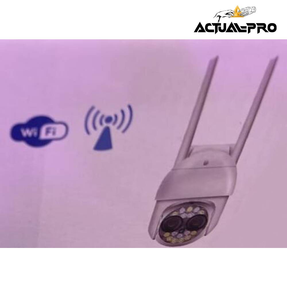 Cámara WiFi Motorizada Exterior IP66 – ActualPro
